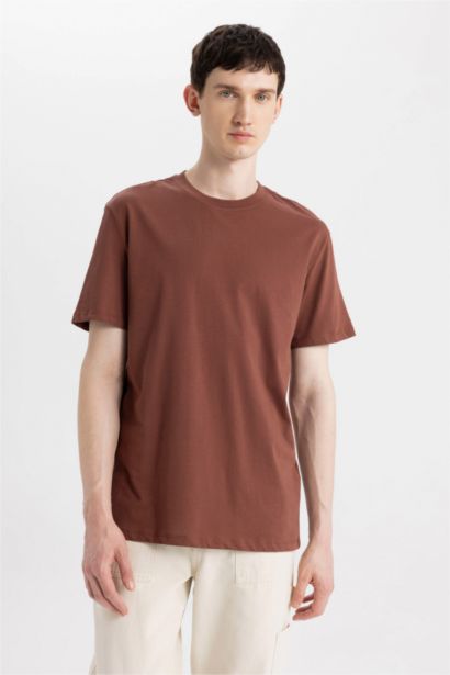 تيشيرت قصة عادية بياخة مستديرة