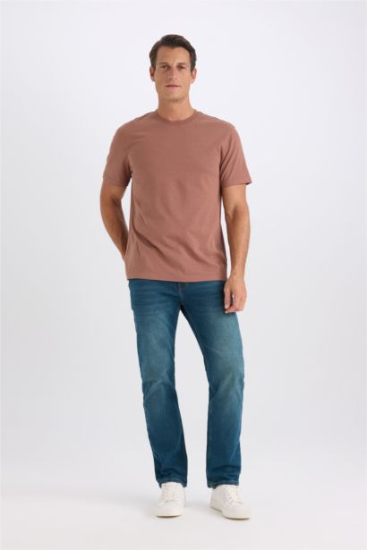 New Regular Fit Crew Neck Short Sleeve T-Shirt