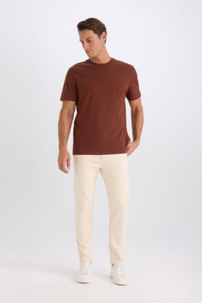 New Regular Fit Crew Neck Short Sleeve T-Shirt