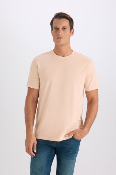 New Regular Fit Crew Neck Short Sleeve T-Shirt