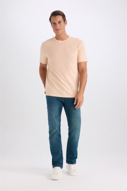 New Regular Fit Crew Neck Short Sleeve T-Shirt