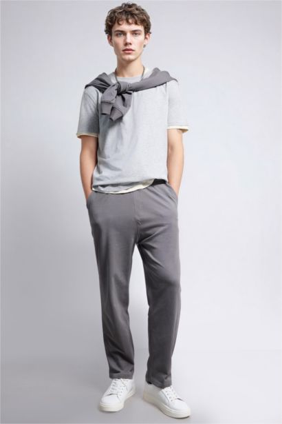 100% Cotton Regular Fit Crew Neck Basic T-Shirt