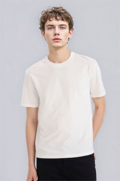 تيشيرت بيزك سادة قطن