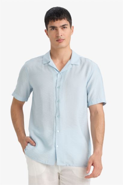 قميص بولو صيفي نص ردن ايروبين مودرن فيت