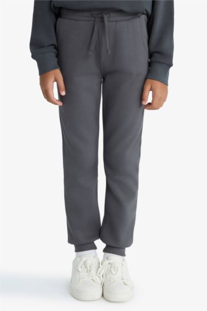 Boy Elastic Waist Thick Sweatpants