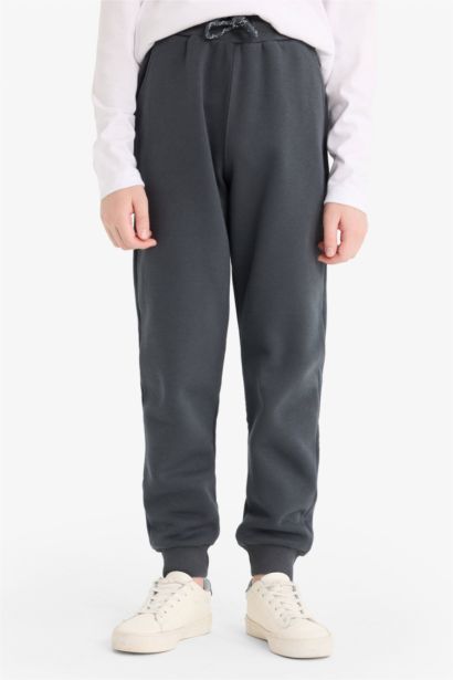 Boy Printed Elastic Waist Sweatpants