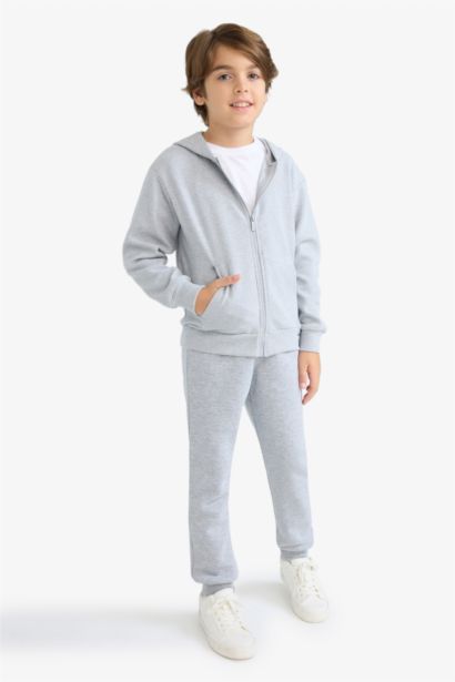 Boy Regular Fit Elastic Waist Sweatpants