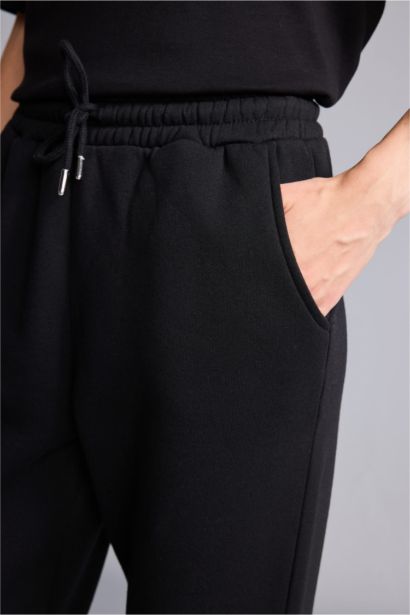 Jogger Fıt Kalın Sweatshirt Kumaşı Pantolon