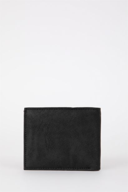 Erkek Suni Deri Yatay Cüzdan