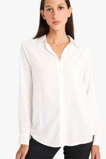 қалыпты пішім Ұзын жеңді көйлек