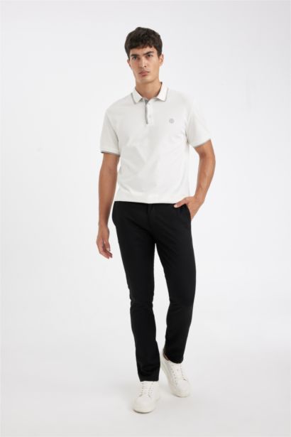 Yazlık Chino Kanvas Pantolon Slim Fit Dar Kesim 4 Cepli Pamuklu Gabardin Esnek Dar Paça