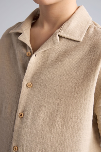 Boy Oversize Short Sleeve Shirt