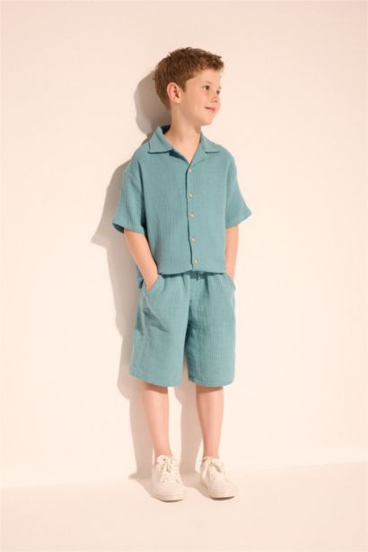 Boy Oversize Fit Short Sleeve Shirt