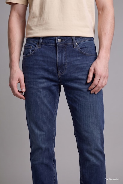 Sergio Regular Fit Regular Hem Jeans