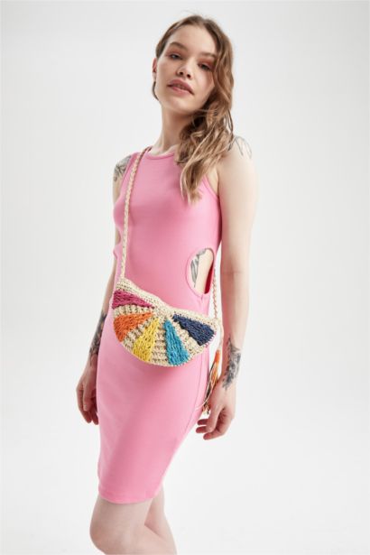 Hasır Çapraz Çanta