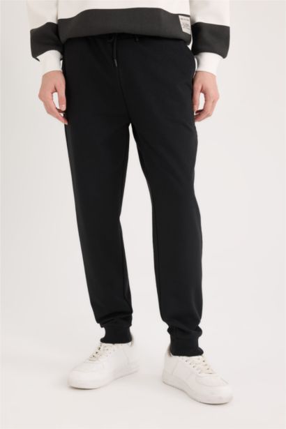 Regular Fit Cepli Beli Bağcıklı Pijama Altı