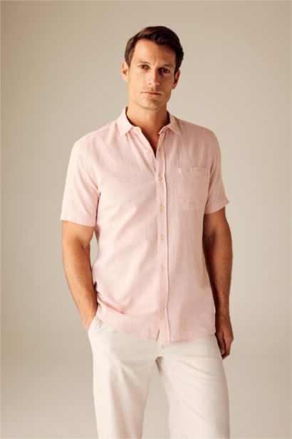 Regular Fit Cotton Short Sleeve Shirt