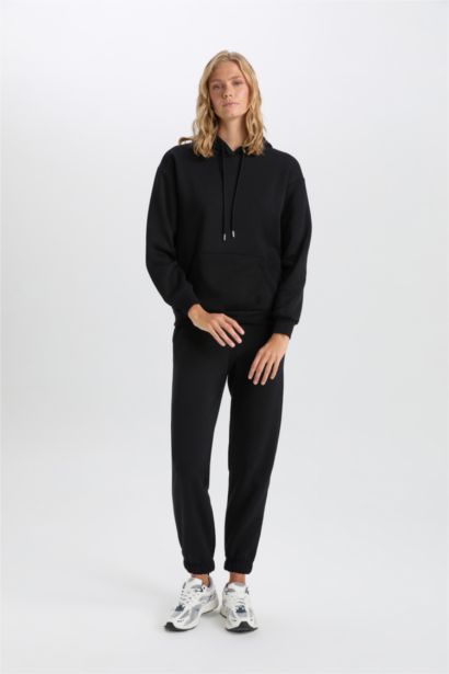 Relax Fıt Kalın Sweatshirt Kumaşı Sweatshirt
