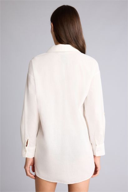 Chemise de plage 100% coton à coupe régulière de Fall in love