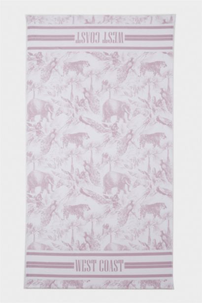 Woman Patterned Cotton Beach Towel