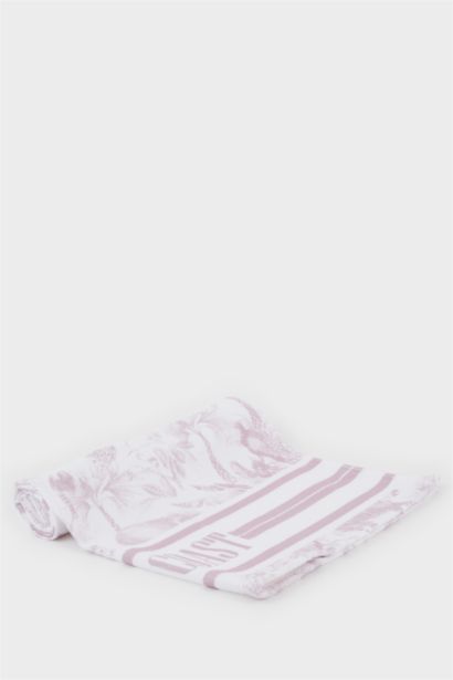 Woman Patterned Cotton Beach Towel