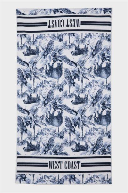Woman Patterned Cotton Beach Towel