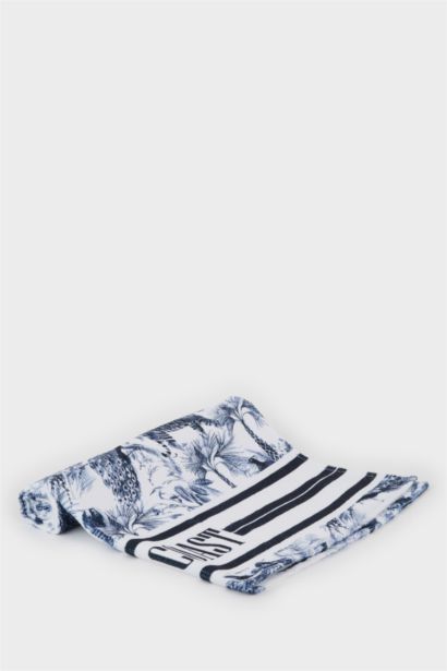 Woman Patterned Cotton Beach Towel