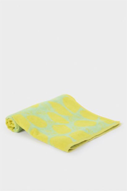 Woman Patterned Cotton Beach Towel