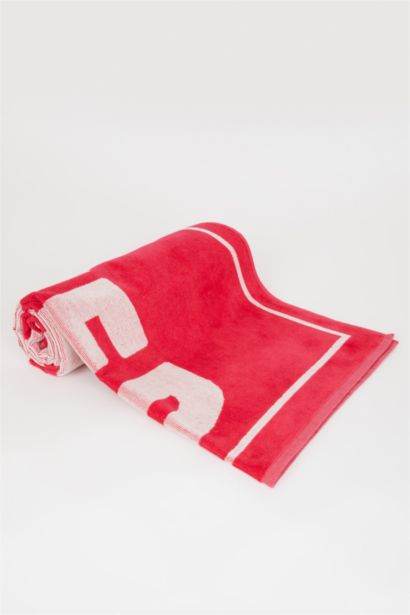 منشفة بحر نسائي قطن منقوش