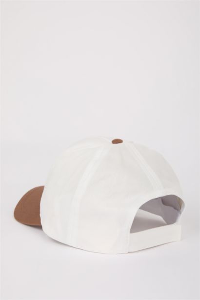 Erkek Renk Bloklu Pamuklu Cap Şapka