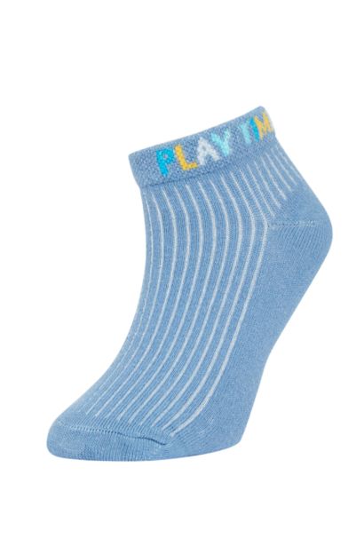 Lot de 5 paires de chaussettes courtes en coton pour garçon