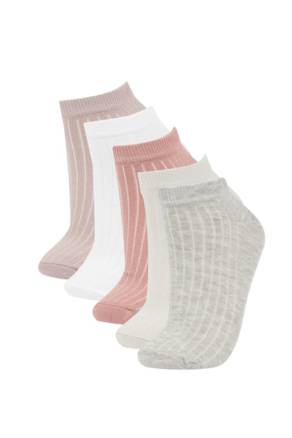 5 Piece Cotton Short Socks