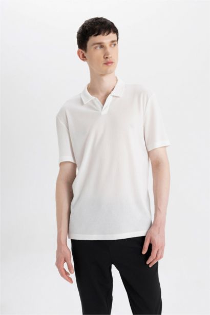 Modern Fit Short Sleeve Polo T-Shirt