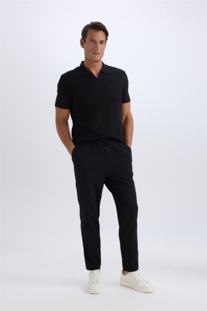 Slim Fit Short Sleeve Polo T-Shirt