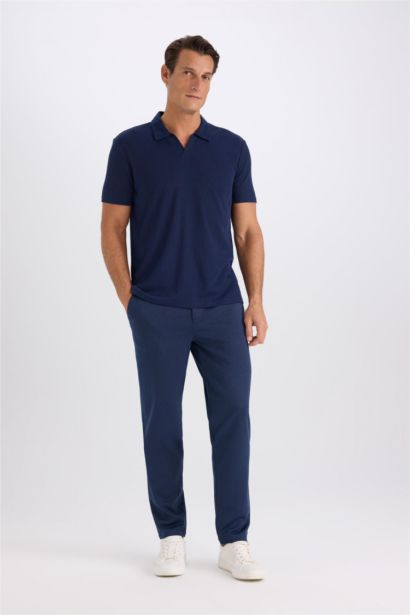 Slim Fit Short Sleeve Polo T-Shirt