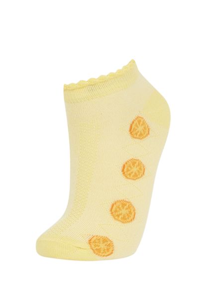 Girls' Cotton 5 Pack Short Socks