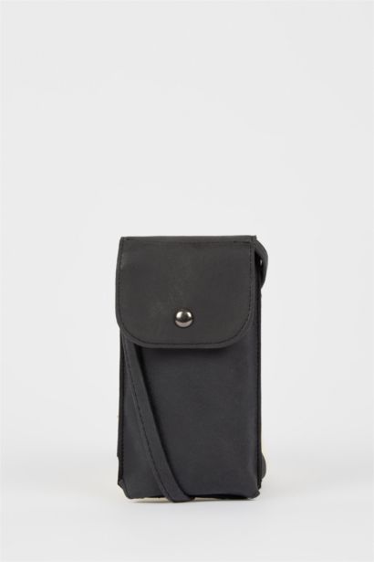 Faux Leather Phone Bag