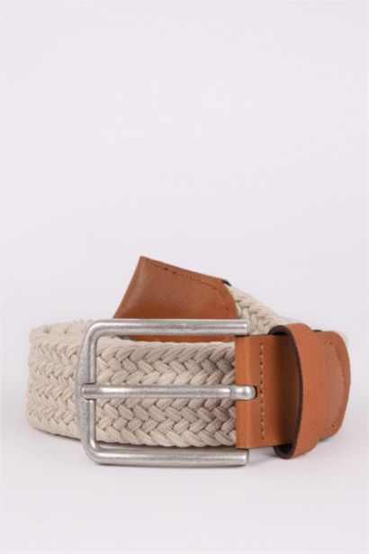 حزام رجالي بمشبك مستطيل