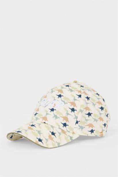 شفقة كاب ولادي بيسبول قطن منقوش