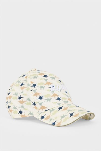 شفقة كاب ولادي بيسبول قطن منقوش