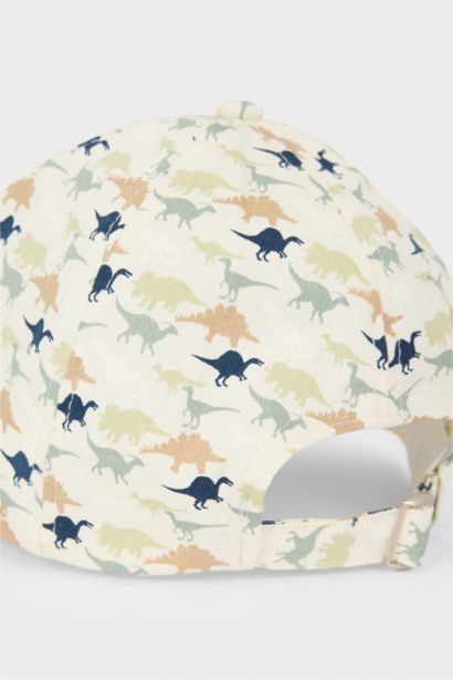 شفقة كاب ولادي بيسبول قطن منقوش