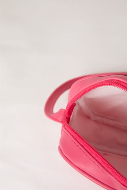 Girl Teddy Bear Patterned Shoulder Bag