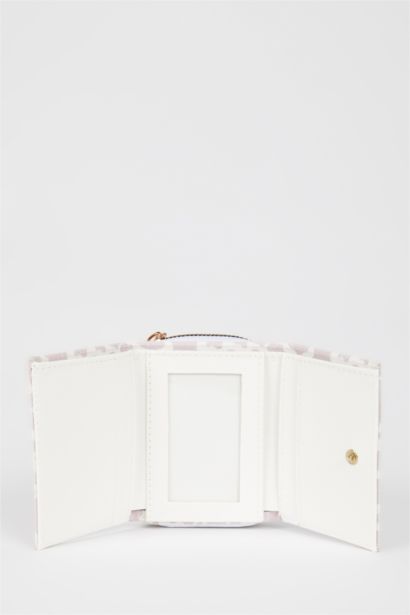 Kadın Desenli Suni Deri Cüzdan