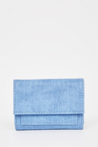 Women's Faux Leather Croco Wallet
