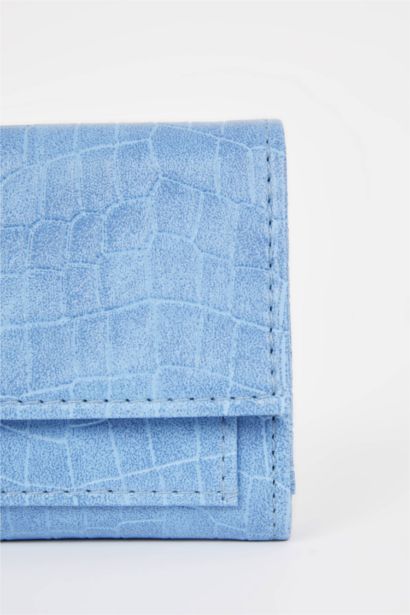 Women's Faux Leather Croco Wallet