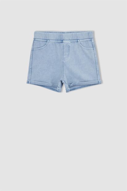 Short Jean Look pour fille