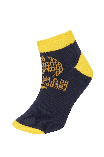 Boy Batman Licensed Cotton 3 Pack Short Socks