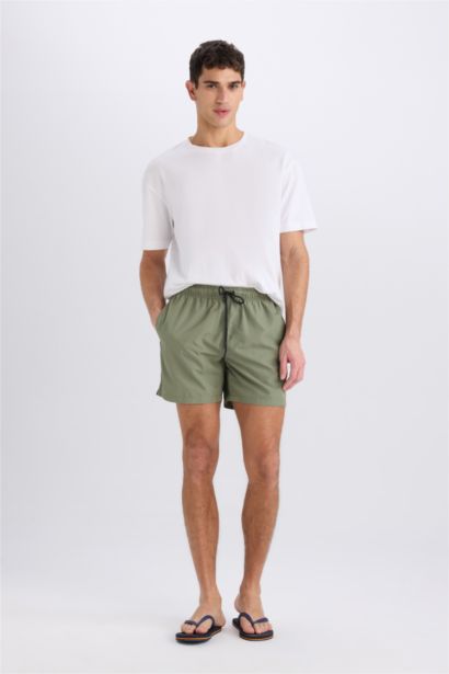 Short De Bain Tissé