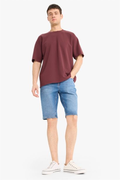 Oversize Fit Crew Neck Short Sleeve T-Shirt
