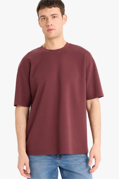 Oversize Fit Crew Neck Short Sleeve T-Shirt